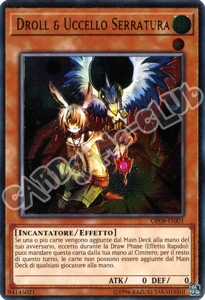 OP08-IT001 Droll & Uccello Serratura rara ultimate (IT) -NEAR MINT-