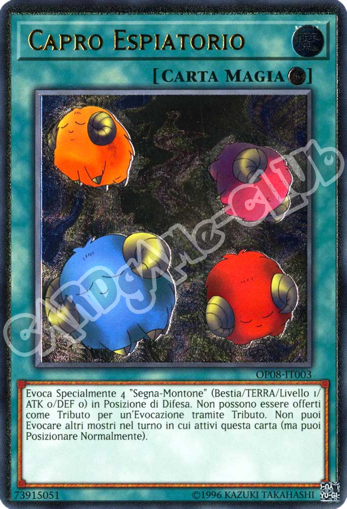 OP08-IT003 Capro Espiatorio rara ultimate (IT) -NEAR MINT-