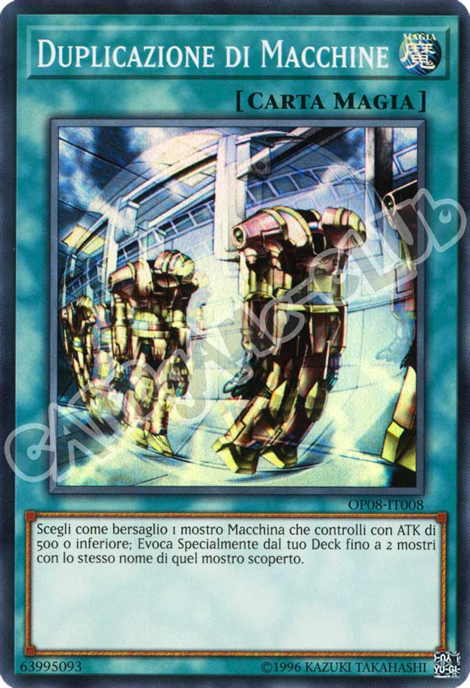 OP08-IT008 Duplicazione di Macchine super rara (IT) -NEAR MINT-