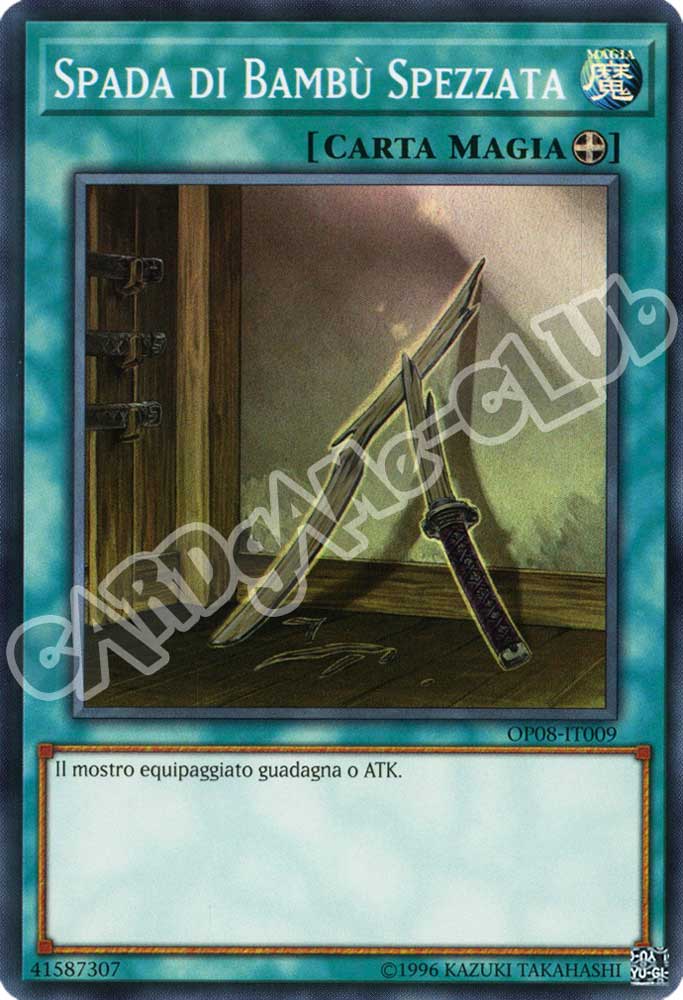 OP08-IT009 Spada di Bambu' Spezzata super rara (IT) -NEAR MINT-