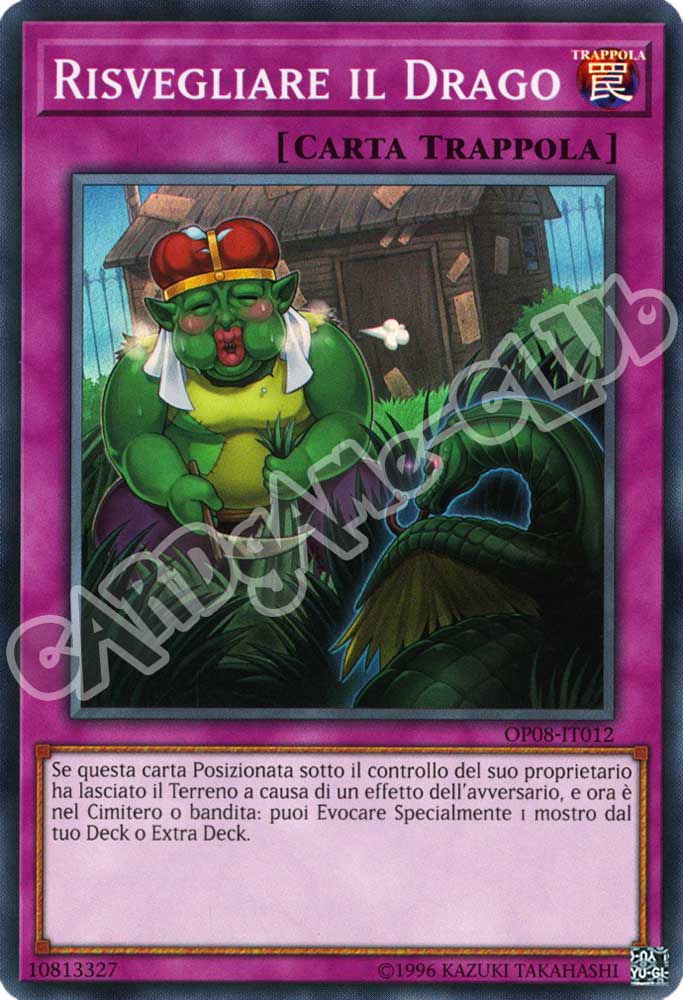OP08-IT012 Risvegliare il Drago super rara (IT) -NEAR MINT-