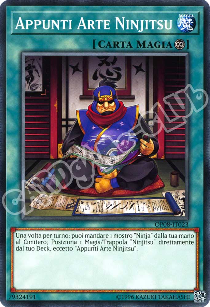 OP08-IT023 Appunti Arte Ninjitsu comune (IT) -NEAR MINT-