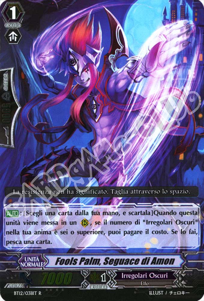 BT12-IT038 Fools Palm, Seguace di Amon rara foil (IT) -NEAR MINT-