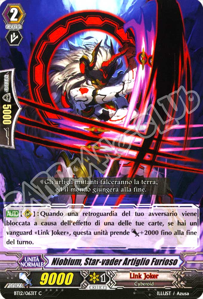 BT12-IT063 Niobium, Star-vader Artiglio Furioso comune normale (IT) -NEAR MINT-
