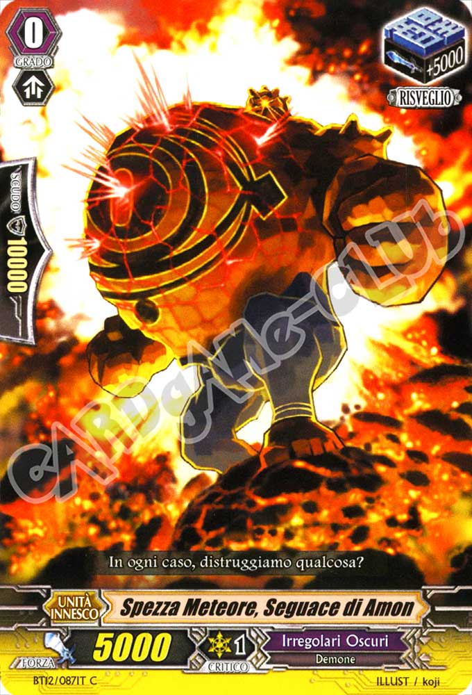 BT12-IT087 Spezza Meteore, Seguace di Amon comune normale (IT) -NEAR MINT-