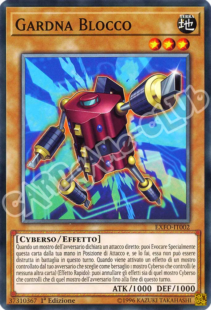 EXFO-IT002 Gardna Blocco comune 1a Edizione (IT) -NEAR MINT-