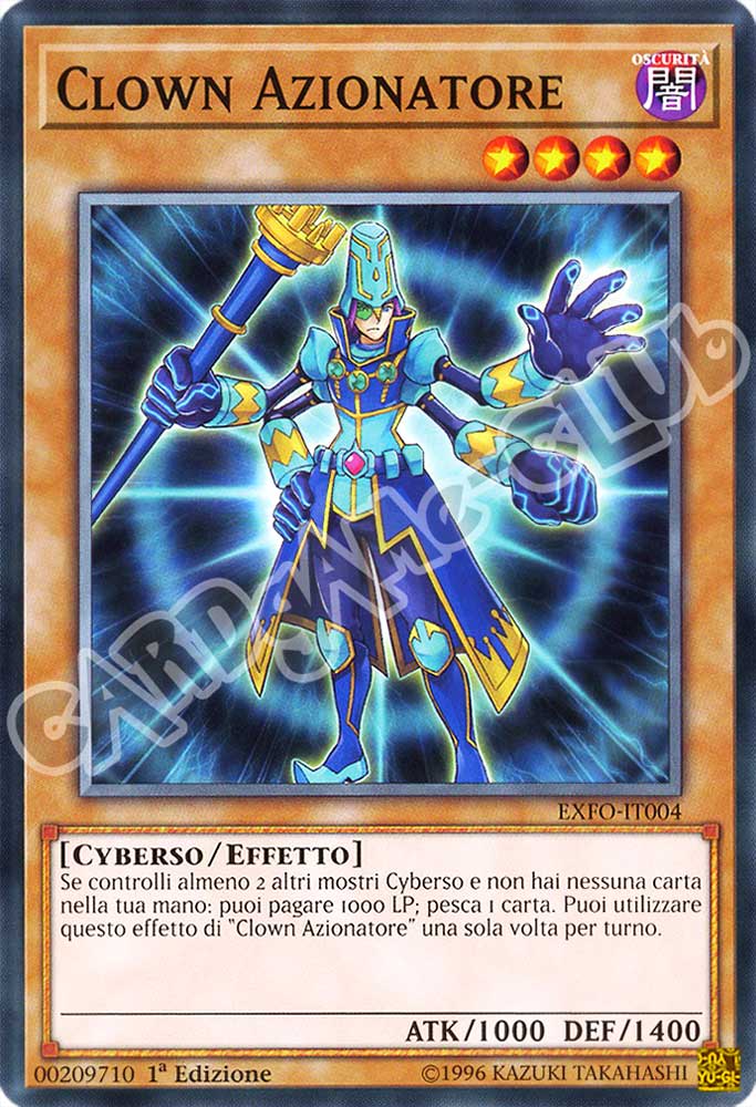 EXFO-IT004 Clown Azionatore comune 1a Edizione (IT) -NEAR MINT-
