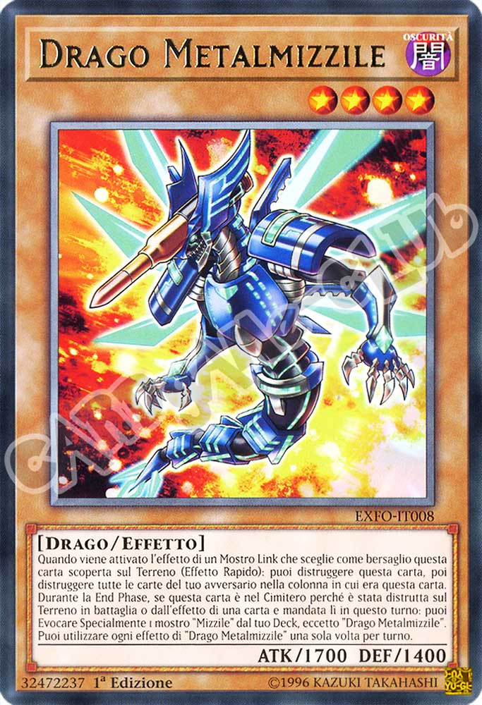 EXFO-IT008 Drago Metalmizzile rara 1a Edizione (IT) -NEAR MINT-