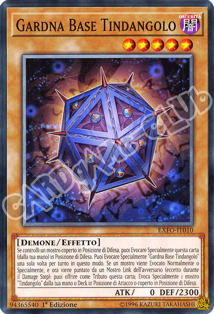 EXFO-IT010 Gardna Base Tindangolo comune 1a Edizione (IT) -NEAR MINT-