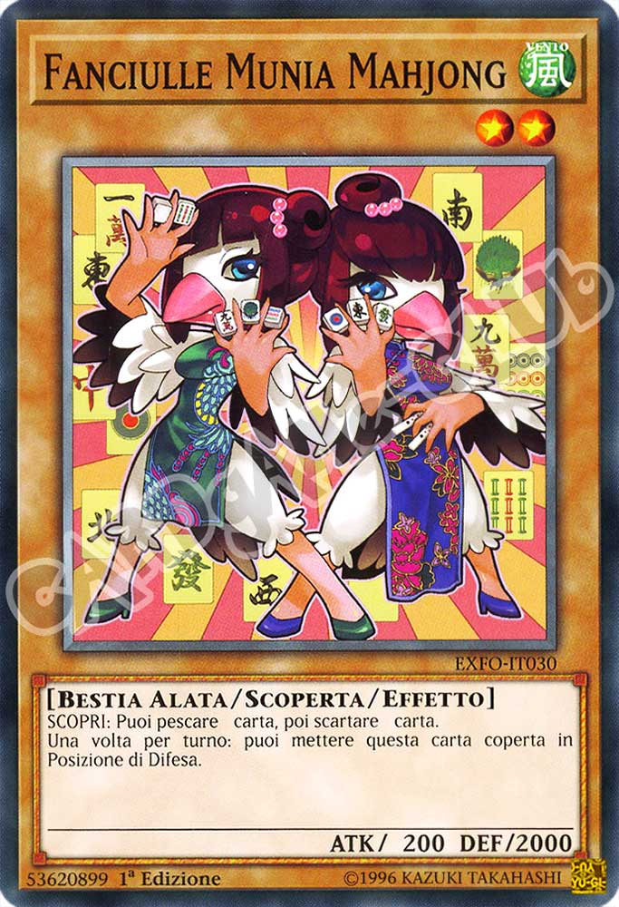 EXFO-IT030 Fanciulle Munia Mahjong comune 1a Edizione (IT) -NEAR MINT-