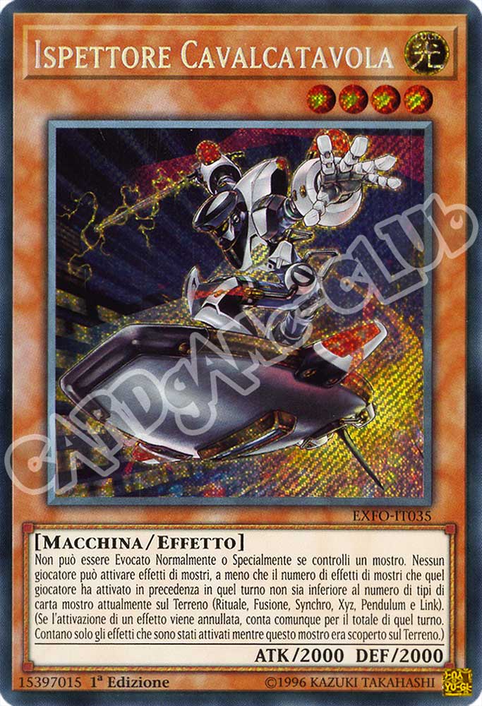 EXFO-IT035 Ispettore Cavalcatavola rara segreta 1a Edizione (IT) -NEAR MINT-