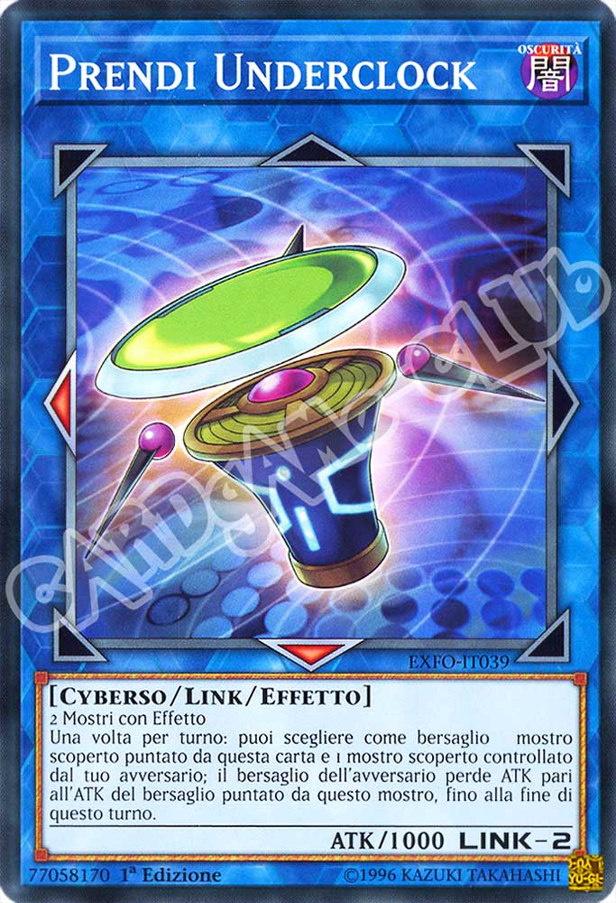 EXFO-IT039 Prendi Underclock comune 1a Edizione (IT) -NEAR MINT-