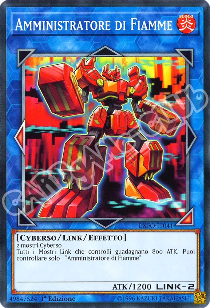 EXFO-IT041 Amministratore di Fiamme comune 1a Edizione (IT) -NEAR MINT-