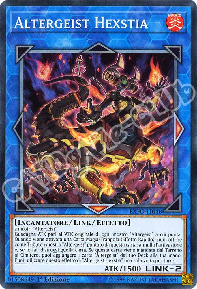 EXFO-IT046 Altergeist Hexstia super rara 1a Edizione (IT) -NEAR MINT-