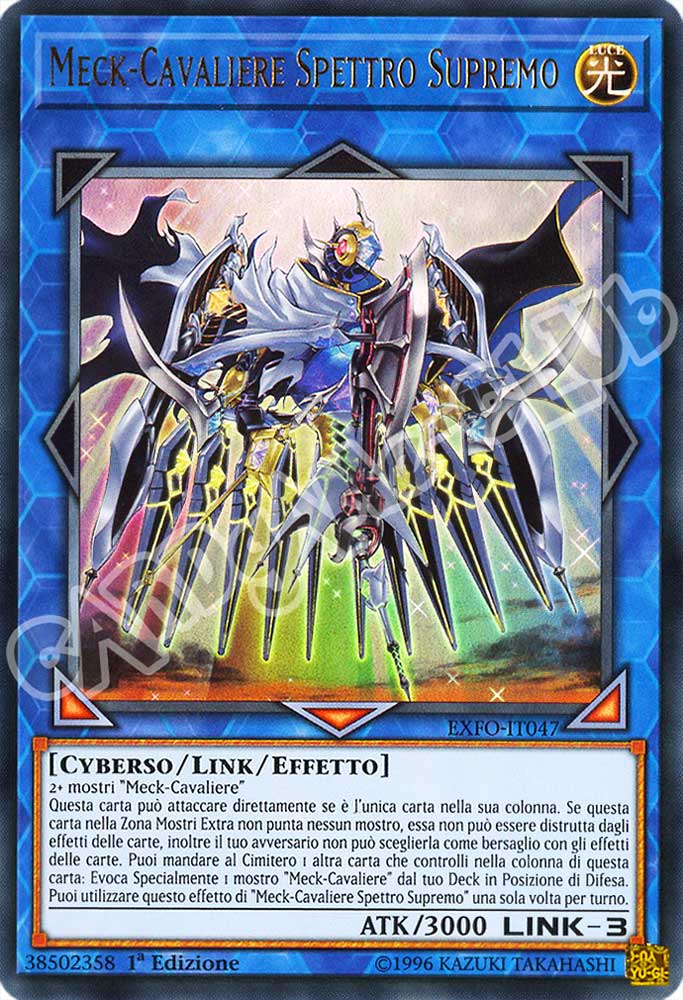 EXFO-IT047 Meck-Cavaliere Spetto Supremo ultra rara 1a Edizione (IT) -NEAR MINT-