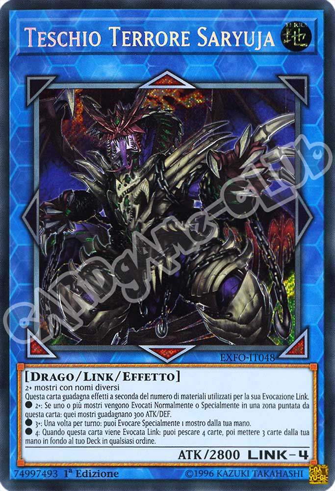 EXFO-IT048 Teschio Terrore Saryuja rara segreta 1a Edizione (IT) -NEAR MINT-