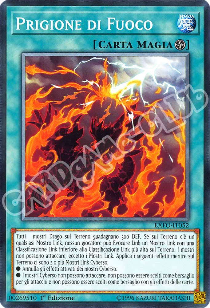 EXFO-IT052 Prigione di Fuoco comune 1a Edizione (IT) -NEAR MINT-