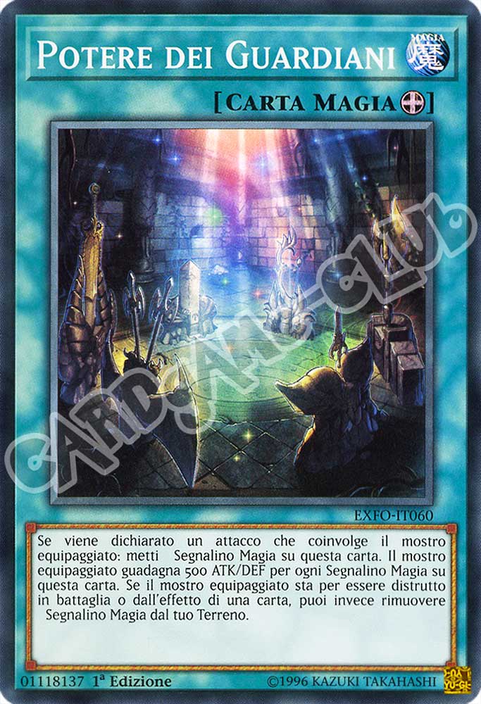 EXFO-IT060 Potere dei Guardiani super rara 1a Edizione (IT) -NEAR MINT-