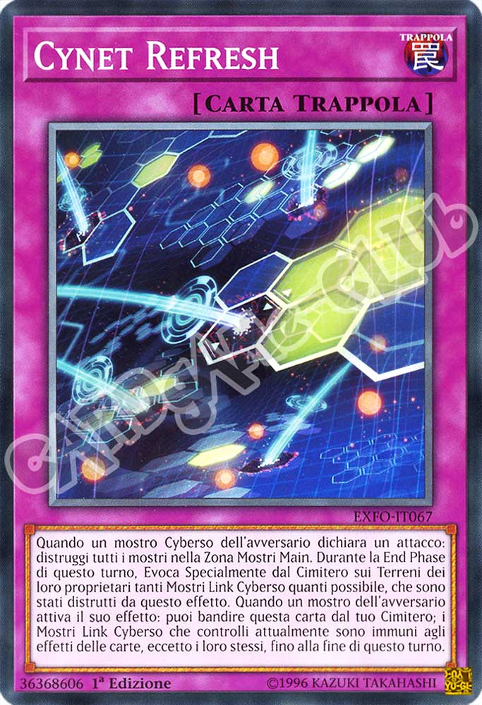 EXFO-IT067 Cynet Refresh comune 1a Edizione (IT) -NEAR MINT-