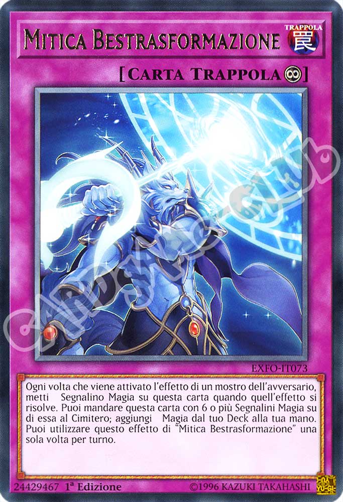 EXFO-IT073 Mitica Bestrasformazione rara 1a Edizione (IT) -NEAR MINT-