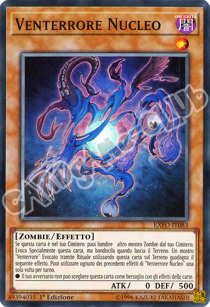 EXFO-IT083 Venterrore Nucleo super rara 1a Edizione (IT) -NEAR MINT-