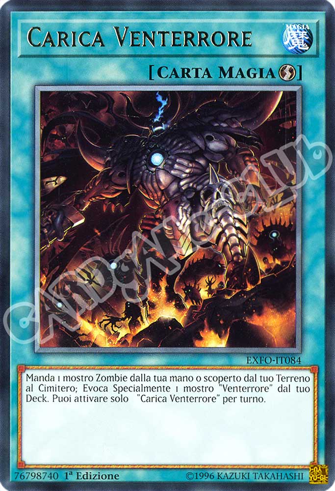 EXFO-IT084 Carica Venterrore rara 1a Edizione (IT) -NEAR MINT-