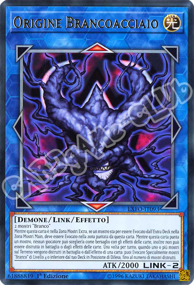 EXFO-IT093 Origine Brancoacciaio rara 1a Edizione (IT) -NEAR MINT-