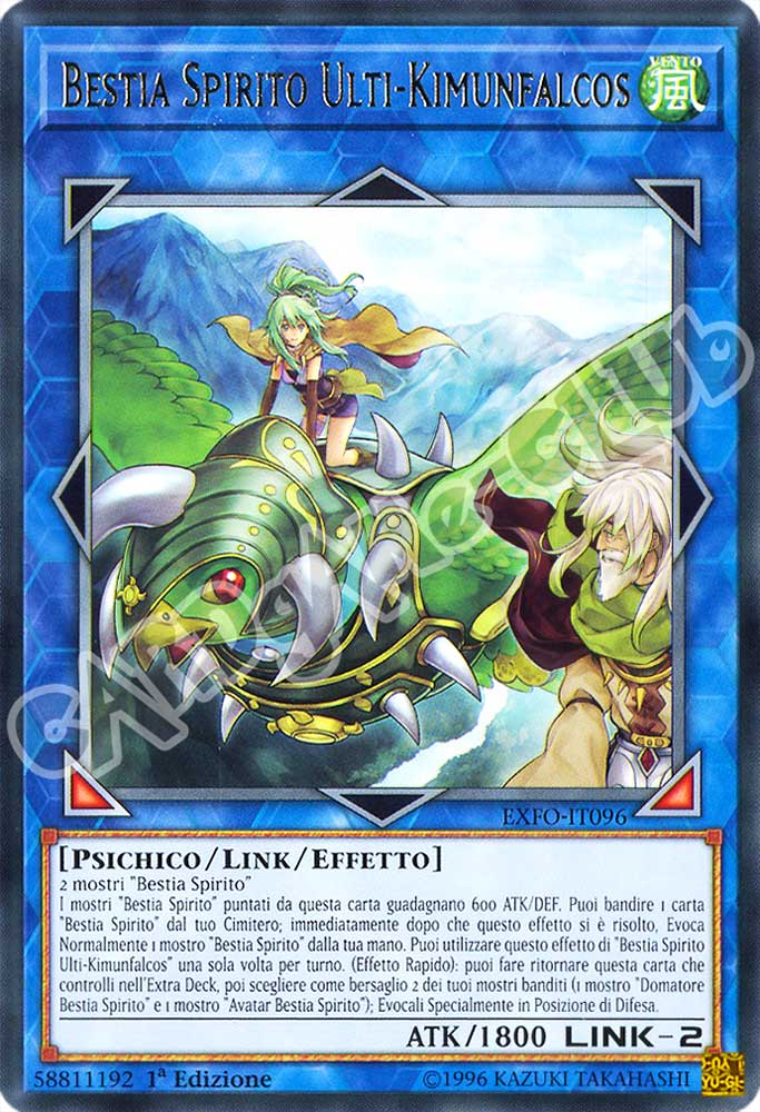 EXFO-IT096 Bestia Spirito Ulti-Kimunfalcos rara 1a Edizione (IT) -NEAR MINT-
