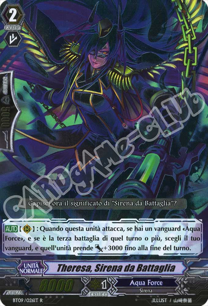 BT09-IT026 Theresa, Sirena da Battaglia rara foil (IT) -NEAR MINT-