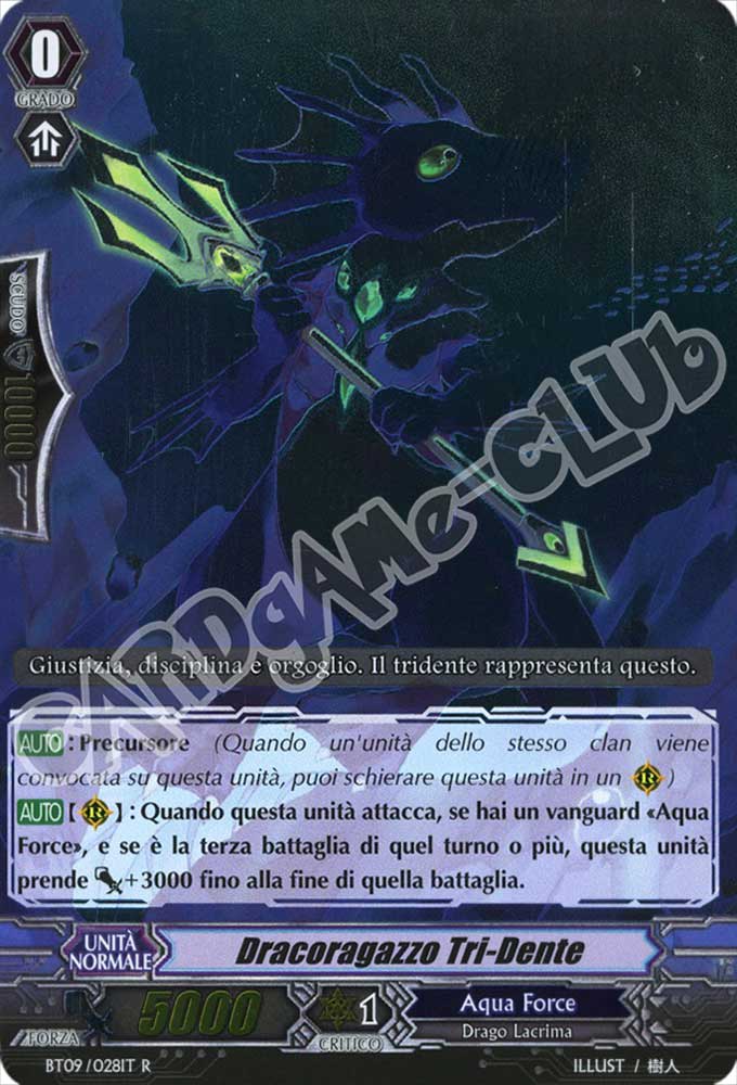 BT09-IT028 Dracoragazzo Tri-Dente rara foil (IT) -NEAR MINT-