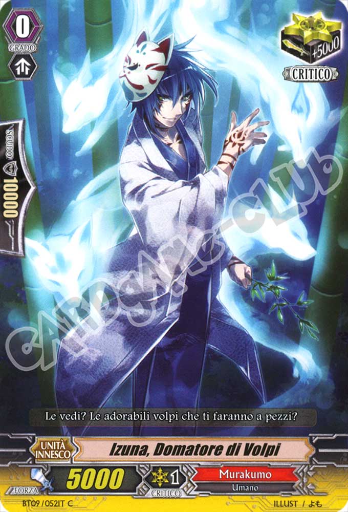 BT09-IT052 Izuna, Domatore di Volpi comune normale (IT) -NEAR MINT-