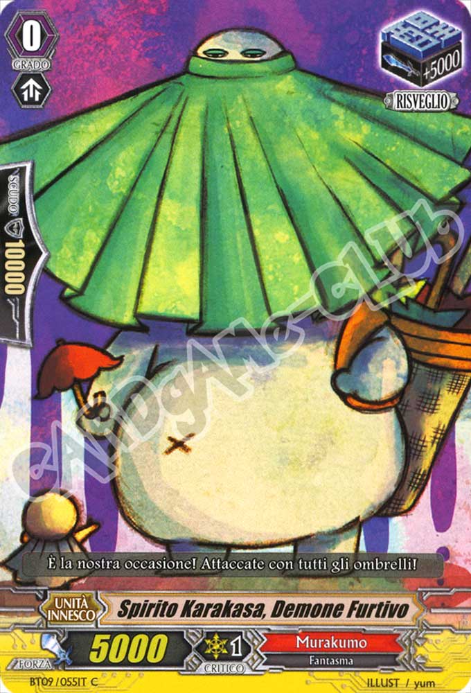 BT09-IT055 Spirito Karakasa, Demone Furtivo comune normale (IT) -NEAR MINT-