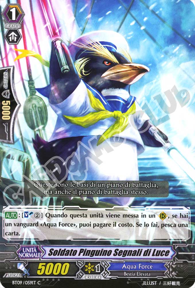 BT09-IT059 Soldato Pinguino Segnali di Luce comune normale (IT) -NEAR MINT-