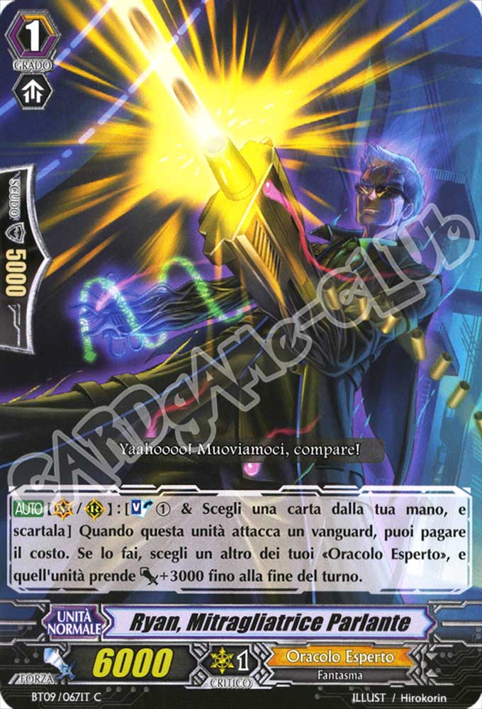 BT09-IT067 Ryan, Mitragliatrice Parlante comune normale (IT) -NEAR MINT-