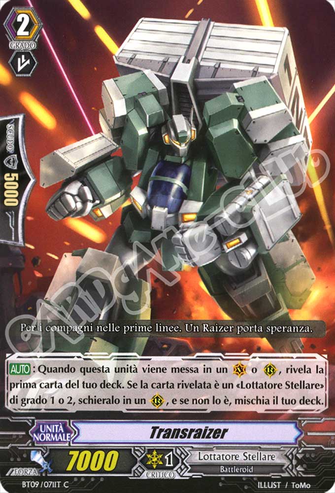 BT09-IT071 Transraizer comune normale (IT) -NEAR MINT-