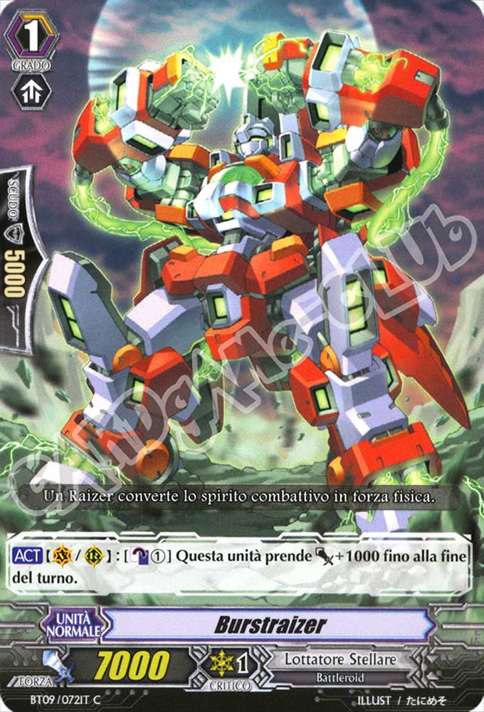 BT09-IT072 Burstraizer comune normale (IT) -NEAR MINT-