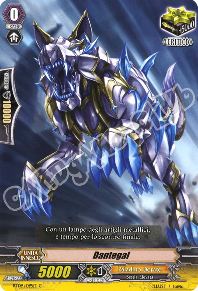 BT09-IT095 Dantegal comune normale (IT) -NEAR MINT-