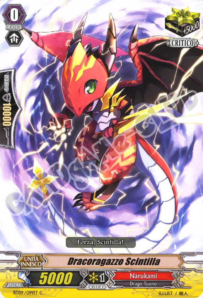 BT09-IT099 Dracoragazzo Scintilla comune normale (IT) -NEAR MINT-