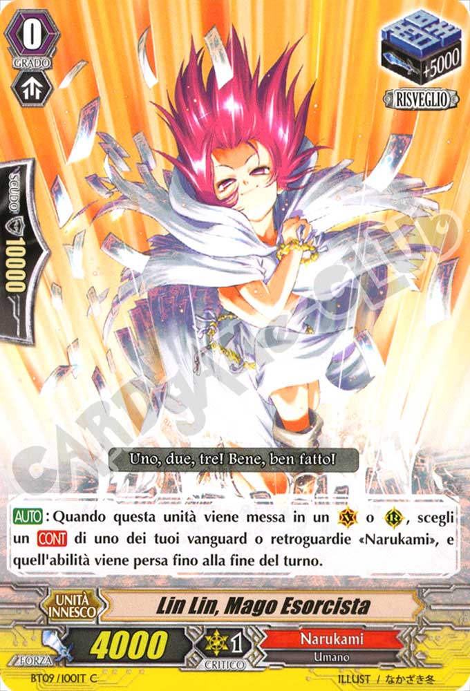 BT09-IT100 Lin Lin, Mago Esorcista comune normale (IT) -NEAR MINT-