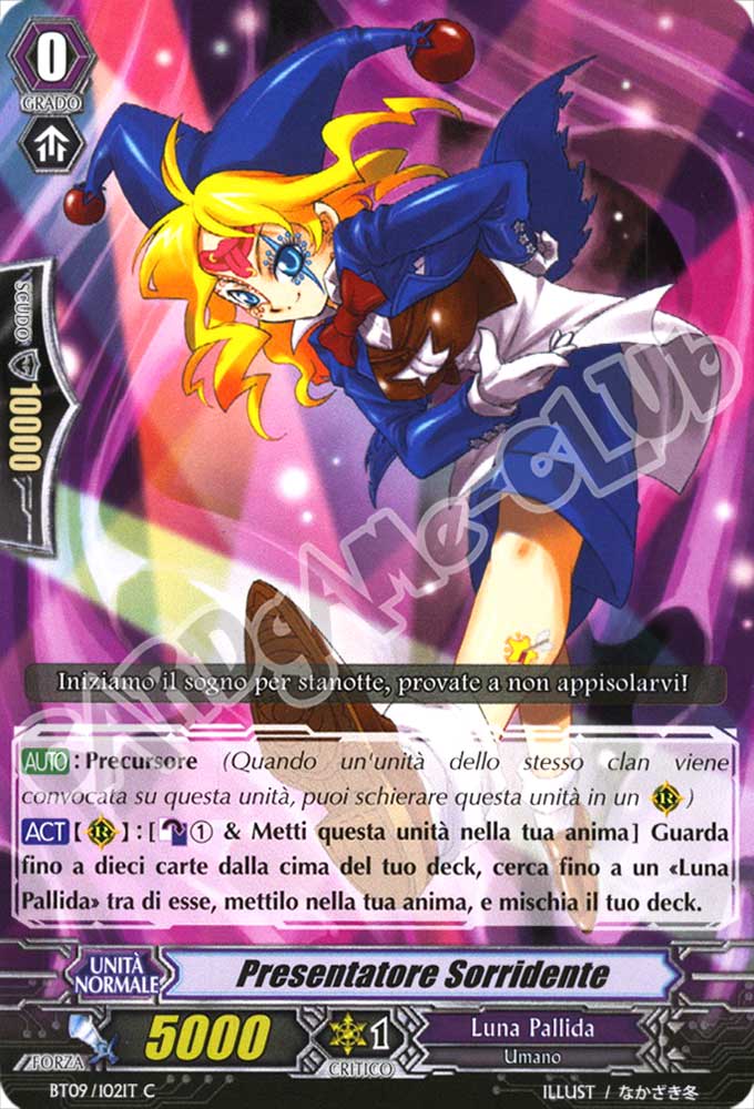 BT09-IT102 Presentatore Sorridente comune normale (IT) -NEAR MINT-