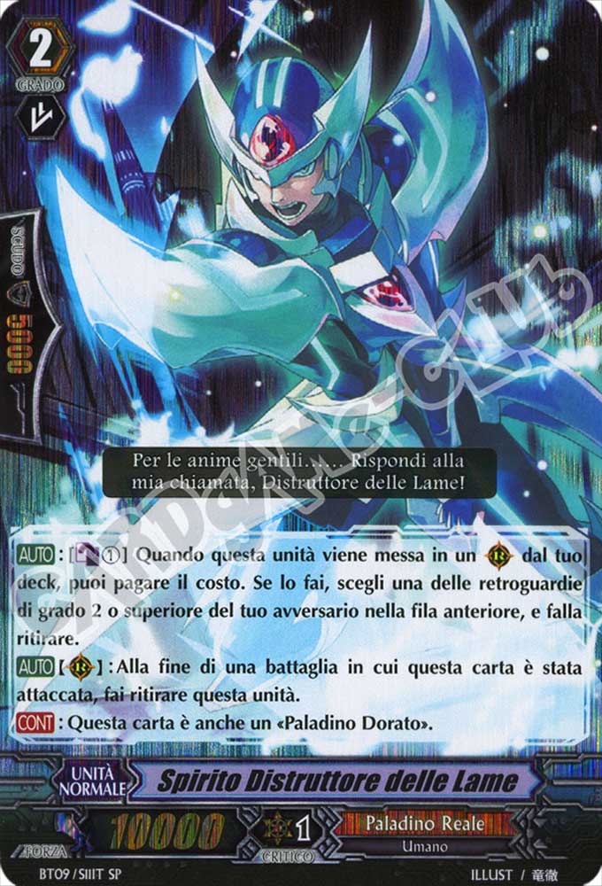 BT09-ITS11 Spirito Distruttore delle Lame speciale foil (IT) -NEAR MINT-