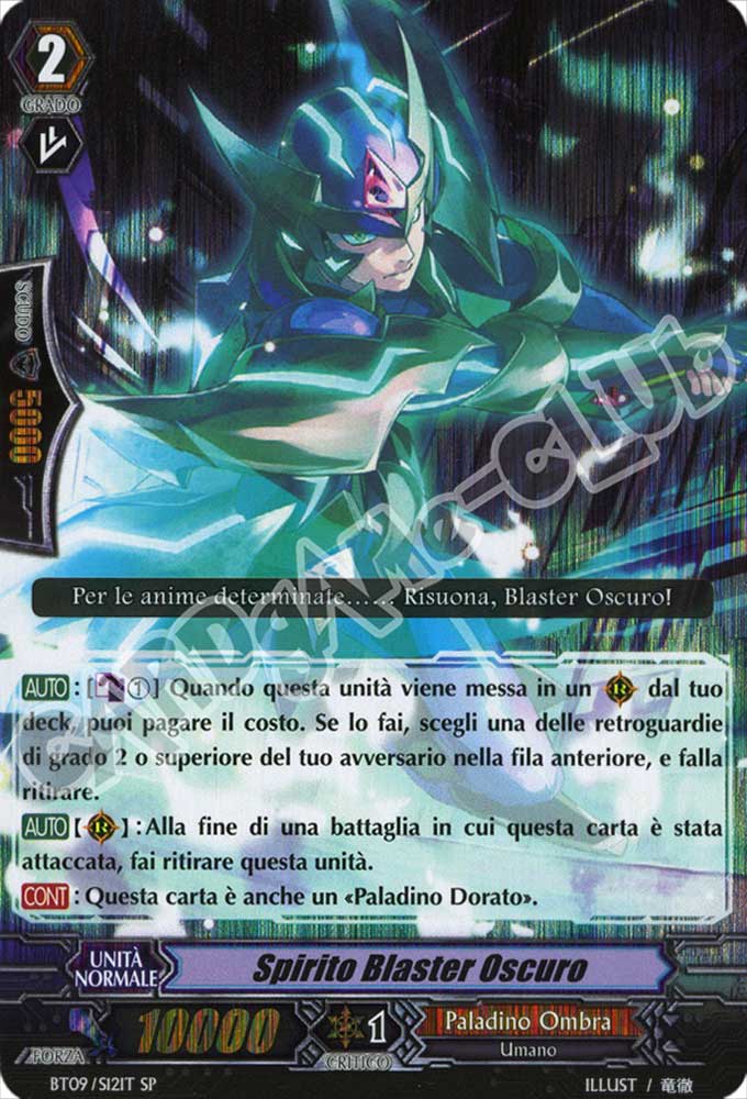 BT09-ITS12 Spirito Blaster Oscuro speciale foil (IT) -NEAR MINT-