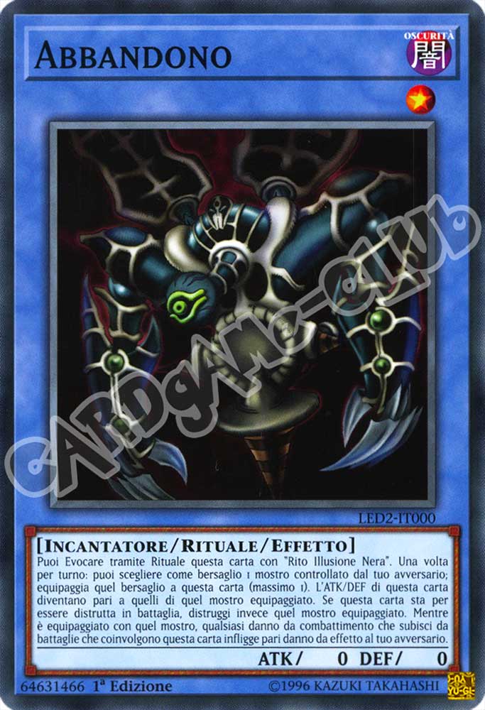 LED2-IT000 Abbandono comune 1a Edizione (IT) -NEAR MINT-