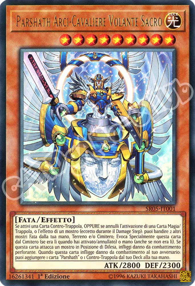 SR05-IT001 Parshath Arci-Cavaliere Volante Sacro ultra rara 1a Edizione (IT) -NEAR MINT-
