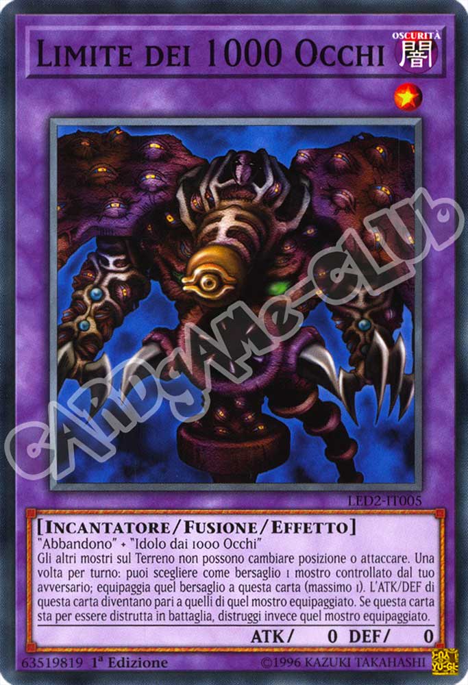 LED2-IT005 Limite dei 1000 Occhi comune 1a Edizione (IT) -NEAR MINT-