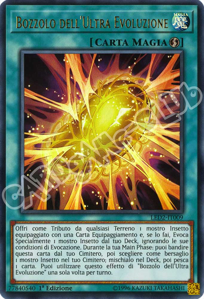 LED2-IT009 Bozzolo dell'Ultra Evoluzione ultra rara 1a Edizione (IT) -NEAR MINT-