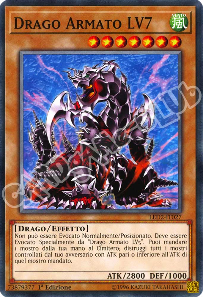 LED2-IT027 Drago Armato LV7 comune 1a Edizione (IT) -NEAR MINT-