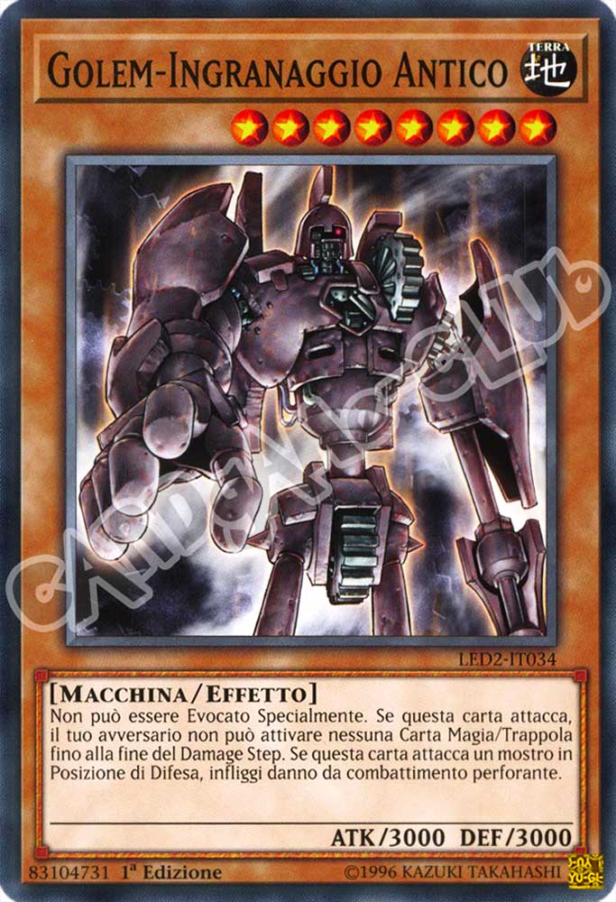 LED2-IT034 Golem-Ingranaggio Antico comune 1a Edizione (IT) -NEAR MINT-