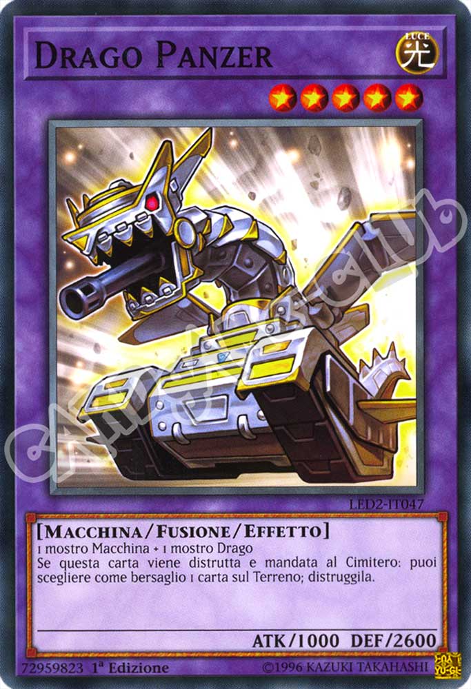 LED2-IT047 Drago Panzer comune 1a Edizione (IT) -NEAR MINT-