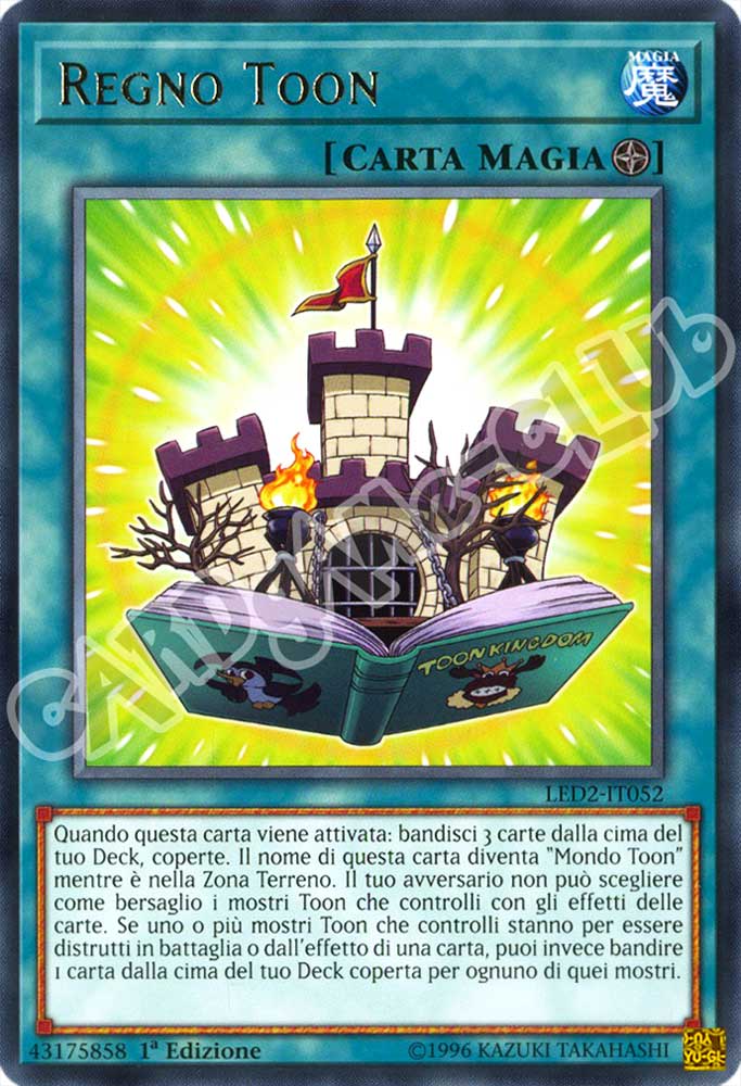 LED2-IT052 Regno Toon rara 1a Edizione (IT) -NEAR MINT-